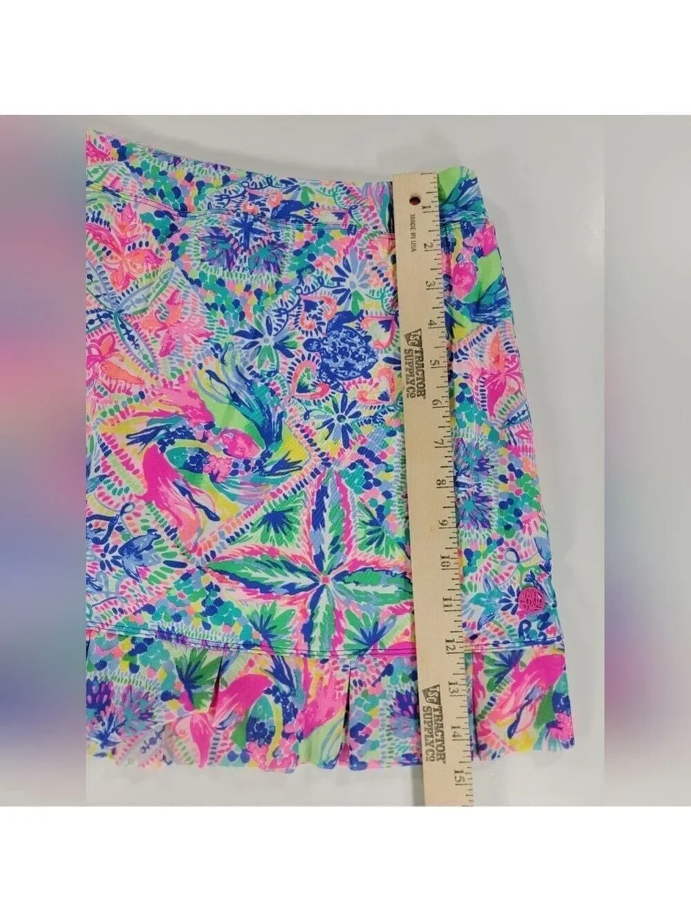 Lilly Pulitzer Luxletic Meryl Azelie Skort Dancing On The Deck Rare Womens Small
